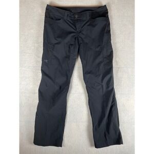Arcteryx Womens Black Parapet Hiking Cargo Pants Outdoor Utility Size 14